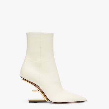 fendi white boots|Fendi high heel boots.